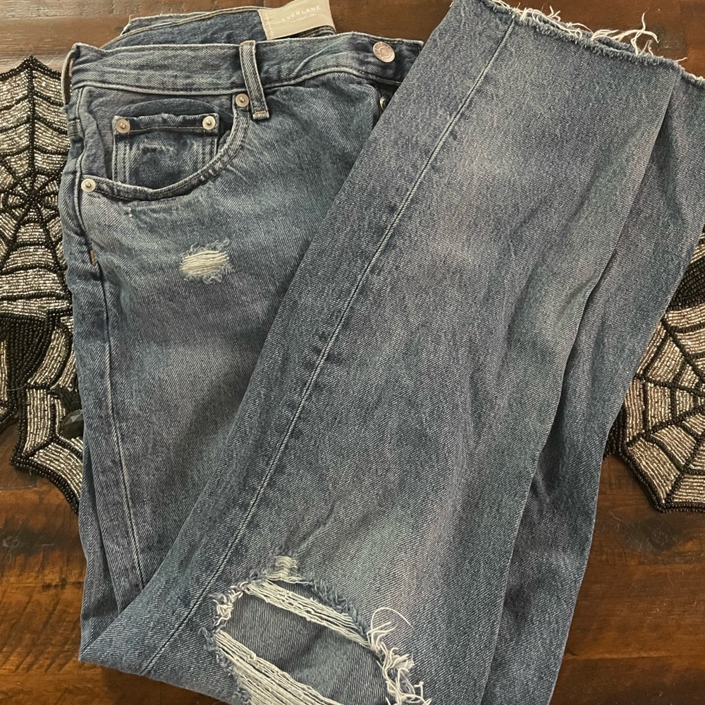 Everlane Cheeky Jean Distressed Size 29